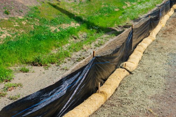 Straw Wattle Installation in Joplin